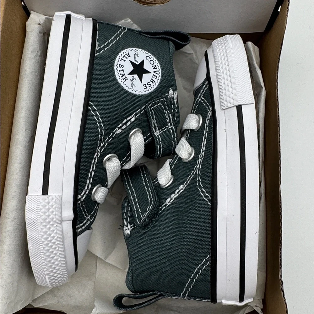 Converse Kids High-Top Sneakers - Dark‎ Green